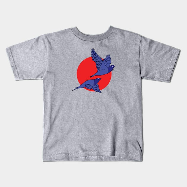 Birdies Kids T-Shirt by magyarmelcsi